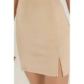 Hiccups for Kids Hoge Taille Mini Suède Rok met Splits