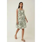 Hiccups for Kids Bloemen A-vormige Mouwloze Mini-jurk