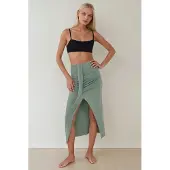 Hiccups for Kids Hoge Taille Bodycon Draped Maxi Rok