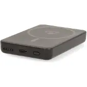Nedis powerbank | draadloos laden + USB-C PD 20W | Qi + MagSafe | 5.000 mAh