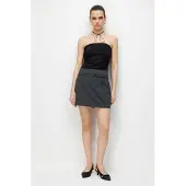 MixRay Hoge taille minirok met riem