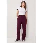 Happiness İstanbul Wijde broek met trekkoord in de taille