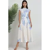 Hiccups for Kids Bloemige Tippet Maxi Jurk