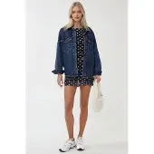 Hiccups for Kids Gestreepte Mini Bodycon Jurk met Boothals