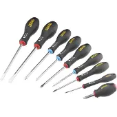 Stanley handgereedschap FATMAX Schroevendraaierset 9-delig - St/Par/Poz - FMHT65424-0 - FMHT65424-0