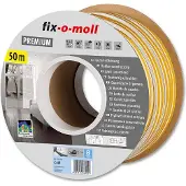 Fix-o-moll tochtband zelfklevend P 9x5,5mm 50m wit*