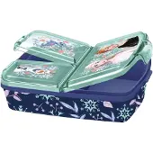 Disney Frozen Frozen Broodtrommel - Sandwich Box - 1.1 L - Blauw/Turquoise - - OneSize - Broodtrommels