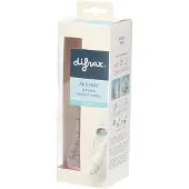 Difrax Babyfles Natural - 250 ml - Roze - 1 Stuk - S-fles - Anti Koliek