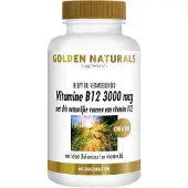 Golden naturals Vitamine B12 3000 mcg (60 zuigtabletten)
