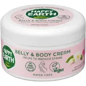 Happy Earth Mama Care Buik- en Lichaamscrème - Zwangerschap - 100% Natuurlijke Ingrediënten - Striae Voorkomen & Verminderen - Belly & Body Cream - Microplasticvrij - Vegan - 200 ml