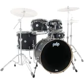 PDP Drums Concept Maple 5-Piece Satin Black shellset incl. snaredrum