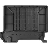 Frogum LuxGear Geschikt voor NISSAN NV200 vanaf 2009 - Kofferbakmat - 5 Personen - TPE Rubber - 5 cm Hoge Rand - Organizer