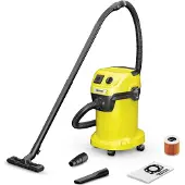 Kärcher Nat- en droogzuiger KARCHER WD 3 P V-19/4/20 - Polypropyleen tank 19 L - 1000W (draagbaar stopcontact)