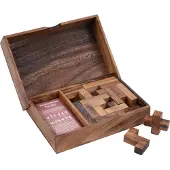 Longfield Double Pentamino – Houten Denkspel – Logisch Puzzelspel – Educatief Strategiespel – 2 Spelers – Engelhart
