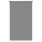 vidaXL Buitenrolgordijn UV-bescherming Lichtgrijs 100 x 230 cm (B x H)