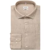 Seidensticker Overhemd 'Smart Linen' beige