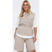 ONLY Carmia Gilet Dames Beige 54