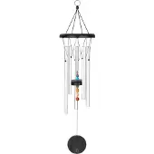 Chakra Meditation Chime 25" Silver