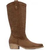 Refresh Dames Laarzen 175292 bruin (38), 3 tot 5 cm, Ritssluiting, Casual 17529202-CAMEL