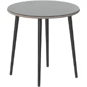 Northio Ronde buitentafel, diameter 80 cm, van glas en riet