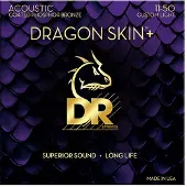 Dr Strings 11-50 DRAGON SKIN+ COATED PHOSPORE BRONZE CUSTOM LIGHT