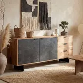Wohnling Dressoir acaciahout 175 cm breed