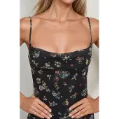 Hiccups for Kids Geprinte Bodycon Maxi Jurk