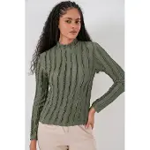 Big Dart Gestructureerde Slim Fit Halve Colblouse