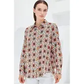 Big Dart Gestreepte Lange Mouwen Shirt