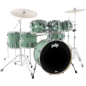 PDP SHELL SET CONCEPT MAPLE FINISH PLY CM7 KIT 22" SATIN SEAFOAM PDCM2217SF