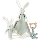 Teddykompaniet - Diinglisar Gift Box Bunny - Dusty Green