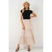 Bigdart Getextureerde Maxi Rok