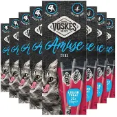 Voskes 8x Kattensnack Liquid Treat Tonijn 20x15 Gr