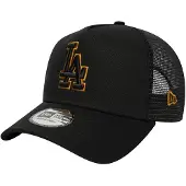 New Era MLB LA Dodgers 9FORTY E-Frame Trucker Cap, zwart