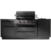 Napoleon Grills Oasis Compact mat zwart met BIG32- 1 en inbouw Sizzle Zone