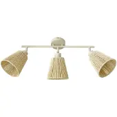 LINDBY Plafondlamp , Anuva, dimbare, Beige, Woonkamer, Papier / Karton, Scandinavisch