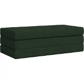 vidaXL Vouwbare Sofa Bed 120 x 67 x 45 cm Donkergroen