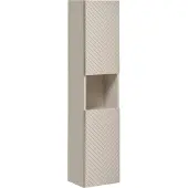 Comad Viva Cashmere kolomkast met visgraatfront 30x25x140cm taupe