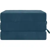 vidaXL Vouwbare Sofa Bed 90 x 63 x 45 cm Blauw