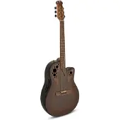 ABC-ADAMAS Elektro-Akoestische Gitaar 2087Gt Deep Contour Cutaway Reverse Brown Burst
