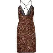Hunkemoller Negligé 'Gabrielle' bruin / cappuccino / zwart