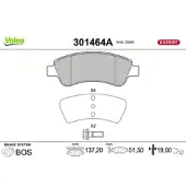 Valeo 301464A Remblokken