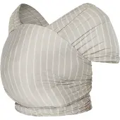 Ergobaby Stretchomslag - Aura Wrap Gebreid - Grey Strepen - - OneSize - Draagdoeken