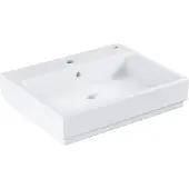 GROHE Cube keramiek opzet wastafel 60x49 kraangat+overl.pureguard wit
