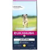 Eukanuba Adult met Kip, 12 kg. Droogvoer voor volwassen kleine en middelgrote honden, zonder granen