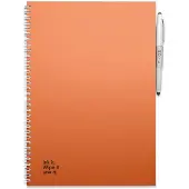 MOYU Sunset Orange Erasable Notebook | MOYU Solid Elegance A4 / Premium