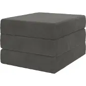 vidaXL Vouwbare Sofa Bed 75 x 67 x 45 cm Donkergrijs