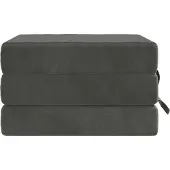 vidaXL Vouwbare Sofa Bed 75 x 67 x 45 cm Donkergrijs