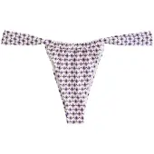 Next Bikinibroek ecru / chocoladebruin / lavendel