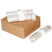 Knapzak Vuilniszakken Onbedrukt | MDPE Transparant | 30 Micron | 1000 L (54 stuks)